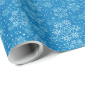 Snowflake pattern geschenkpapier (Rolleneckpunkt)