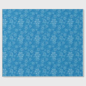 Snowflake pattern geschenkpapier (Flach)