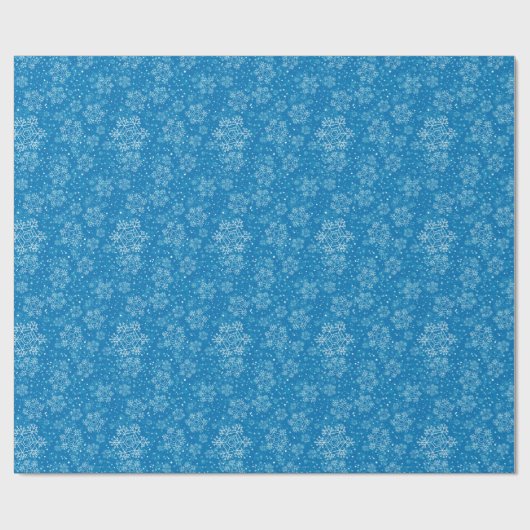 Snowflake pattern geschenkpapier (Flach)