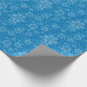 Snowflake pattern geschenkpapier (Ecke)