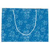 Snowflake pattern große geschenktüte (Rückseite)
