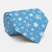 Snowflake Pattern Neck Tie Krawatte (Gerollt)