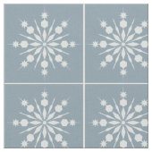 Snowflake Patterngewebe Stoff (Nahaufnahme)