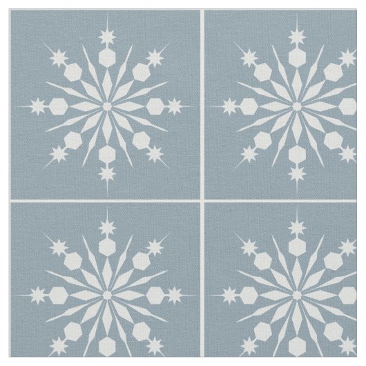 Snowflake Patterngewebe Stoff (Nahaufnahme)