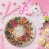 "Snowflake Petals" Pappteller (Party)