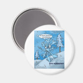 Snowflake Philosophen Funny gibt T-Shirts Karten e Magnet (Vorderseite/Rückseite)