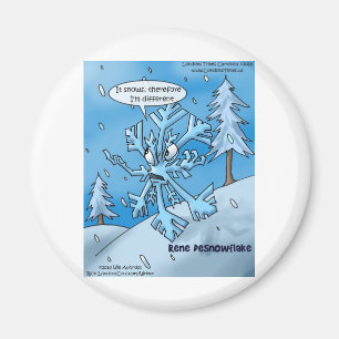 Snowflake Philosophen Funny gibt T-Shirts Karten e Magnet