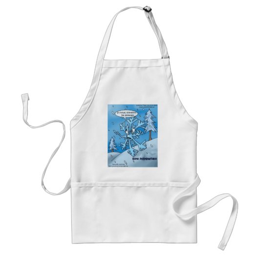 Snowflake Philosophen Funny gibt T-Shirts Karten e Schürze (Vorne)
