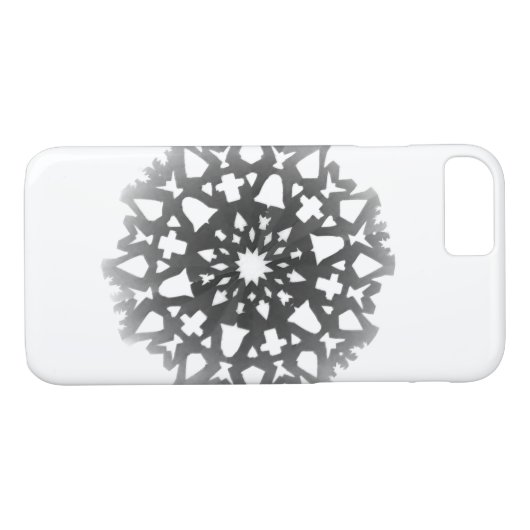 Snowflake-Phonecase Case-Mate iPhone Hülle (Rückseite (Horizontal))