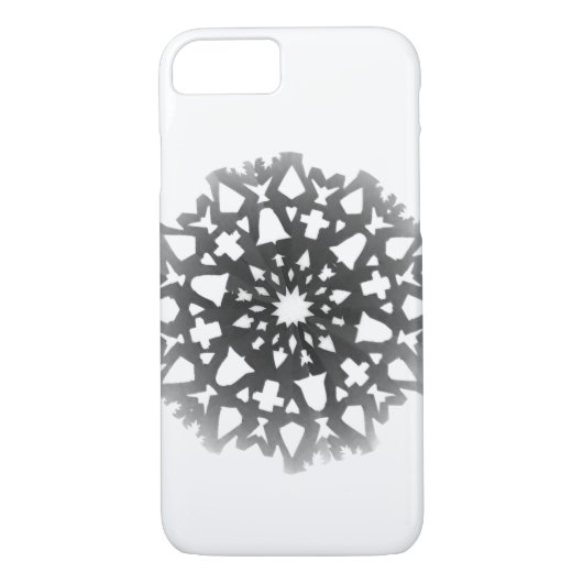 Snowflake-Phonecase Case-Mate iPhone Hülle (Rückseite)