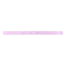 Snowflake Pink Pastell Muster Weihnachtsfeiertag Satinband