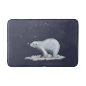 Snowflake Polar Bär Bath Mat Badematte (Vorderseite)