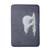 Snowflake Polar Bär Bath Mat Badematte (Vorderseite Vertikal)