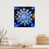 Snowflake Poster (Küche)
