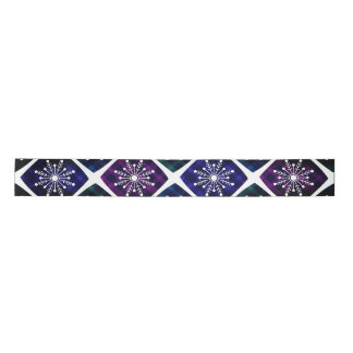 Snowflake Print Ribbon Satinband