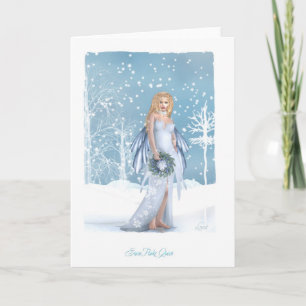 Snowflake Queen Feiertagskarte