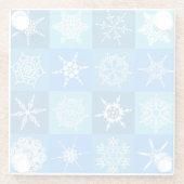 Snowflake Quilt Glasuntersetzer (Rückseite)