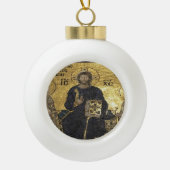 Snowflake Rahmen Ornament Jesus Mosaik (Vorderseite)