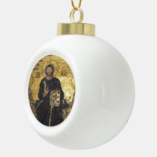 Snowflake Rahmen Ornament Jesus Mosaik (Rechts)