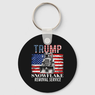 Snowflake Removal Service Funny Donald Trump 2024 Schlüsselanhänger