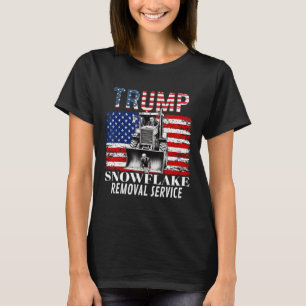 Snowflake Removal Service Funny Donald Trump 2024 T-Shirt