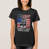 Snowflake Removal Service Funny Donald Trump 2024 T-Shirt (Vorderseite)