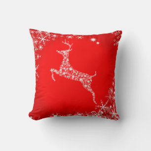 Snowflake Rentier Kissen
