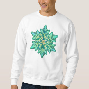 SNOWFLAKE-Retro-Vintage Schneeflocke, Wintersport Sweatshirt
