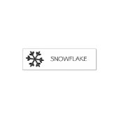 Snowflake Sarcastic Spaß Permastempel (Design)