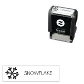 Snowflake Sarcastic Spaß Permastempel (Beispiel)