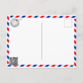 Snowflake Serenade Feiertagspostkarte (Rückseite)