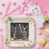 Snowflake Serenade Pappteller (Party)