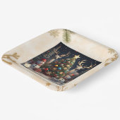 Snowflake Serenade Pappteller (Gewinkelt)