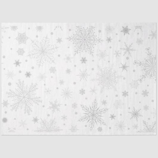 Snowflake Serie 13 Design 5 Seidenpapier (Vorderseite)