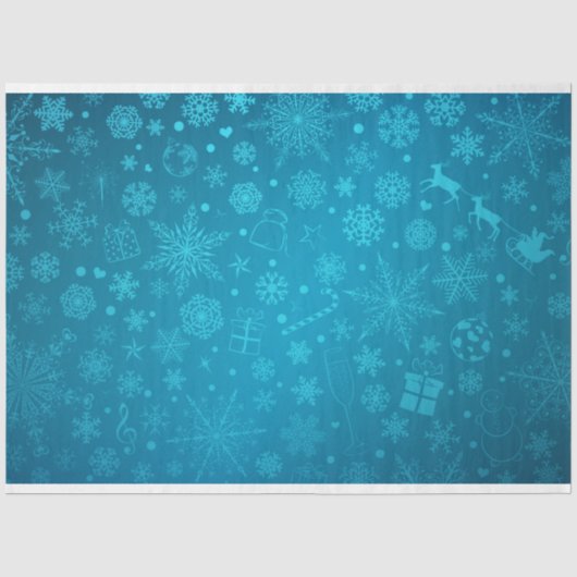 Snowflake Serie 15 Design 3 Seidenpapier (Vorderseite)