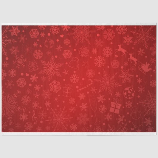 Snowflake Serie 15 Design 6 Seidenpapier (Vorderseite)