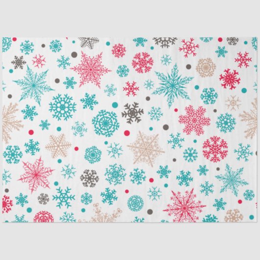 Snowflake Serie 16 Design 5 Seidenpapier (Vorderseite)