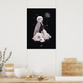 SNOWFLAKE SHEEP von Alexandra Dikaia Poster (Küche)