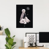 SNOWFLAKE SHEEP von Alexandra Dikaia Poster (Heimbüro)