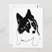 Snowflake Skyline Postkarte (Vorne/Hinten)