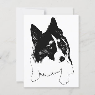 Snowflake Skyline Postkarte