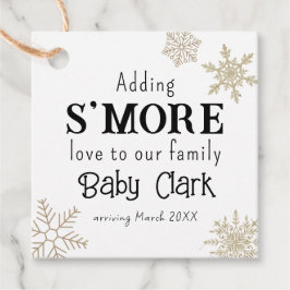 Snowflake S'more Liebe Baby Geschenkanhänger