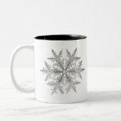 SNOWFLAKE SNOW CRYSTAL ZWEIFARBIGE TASSE (Links)