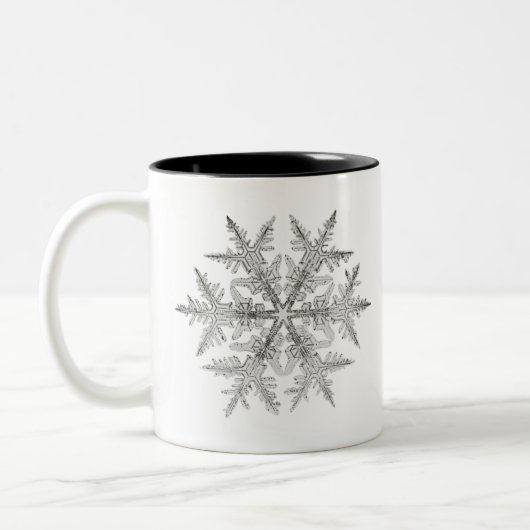 SNOWFLAKE SNOW CRYSTAL ZWEIFARBIGE TASSE (Links)