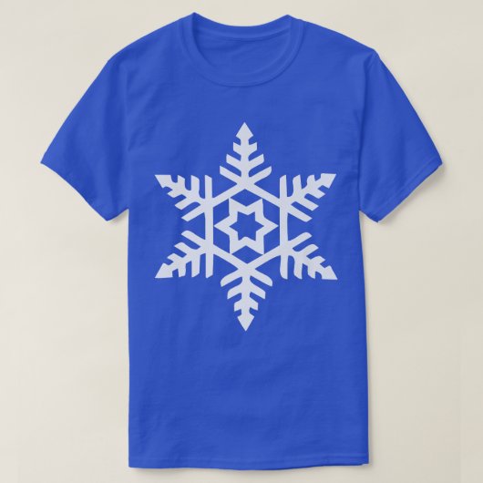 Snowflake Snow Winter T-Shirt (Design vorne)