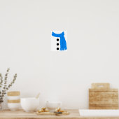 Snowflake Snowman Costumes Christmas Family Matchi Poster (Küche)