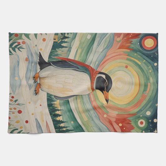 Snowflake Soirée Geschirrtuch (Horizontal)