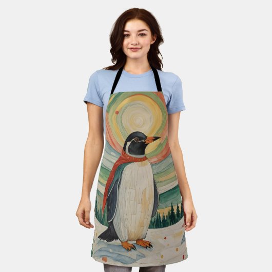 Snowflake Soirée Schürze (Getragen)