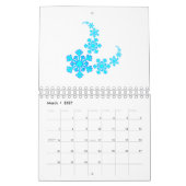 Snowflake Spiral Kalender (Mär 2027)