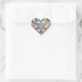 Snowflake Spirit Herz-Aufkleber (Tasche)
